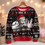 Hooktab Gollum Have A Precious Christmas The Lord Of The Ring Ugly Christmas Sweater