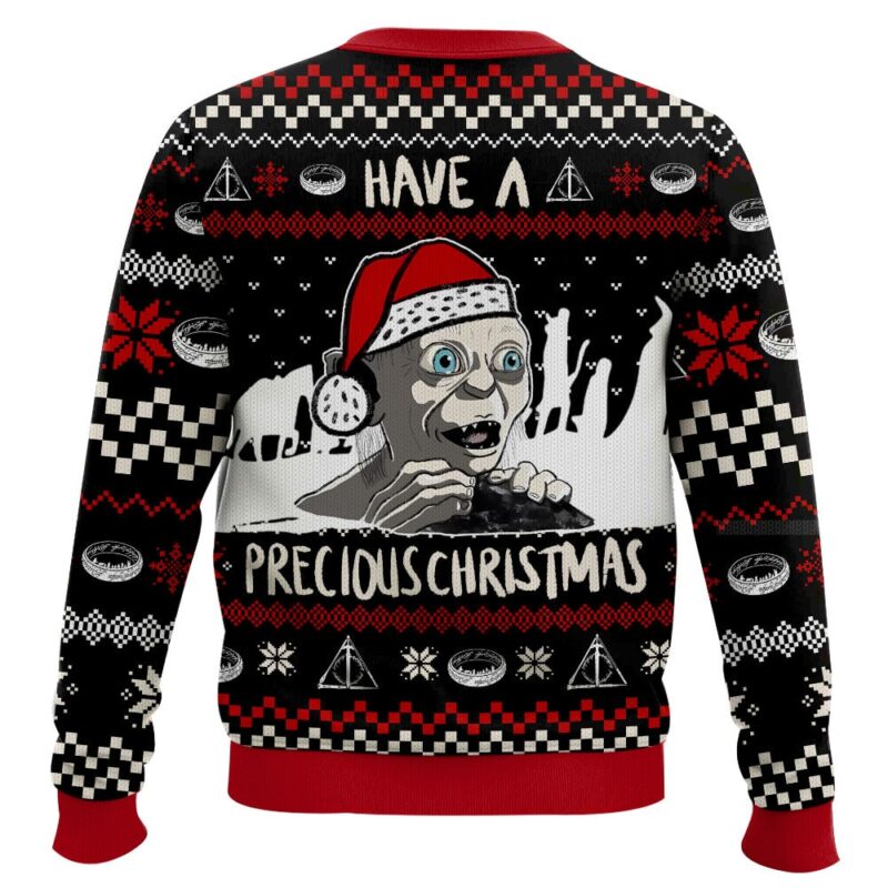 Hooktab Gollum Have A Precious Christmas The Lord Of The Ring Ugly Christmas Sweater Hooktab Gollum Have A Precious Christmas The Lord Of The Ring Ugly Christmas Sweater