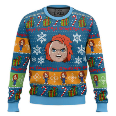 Hooktab Good Guys Chucky Ugly Christmas Sweater