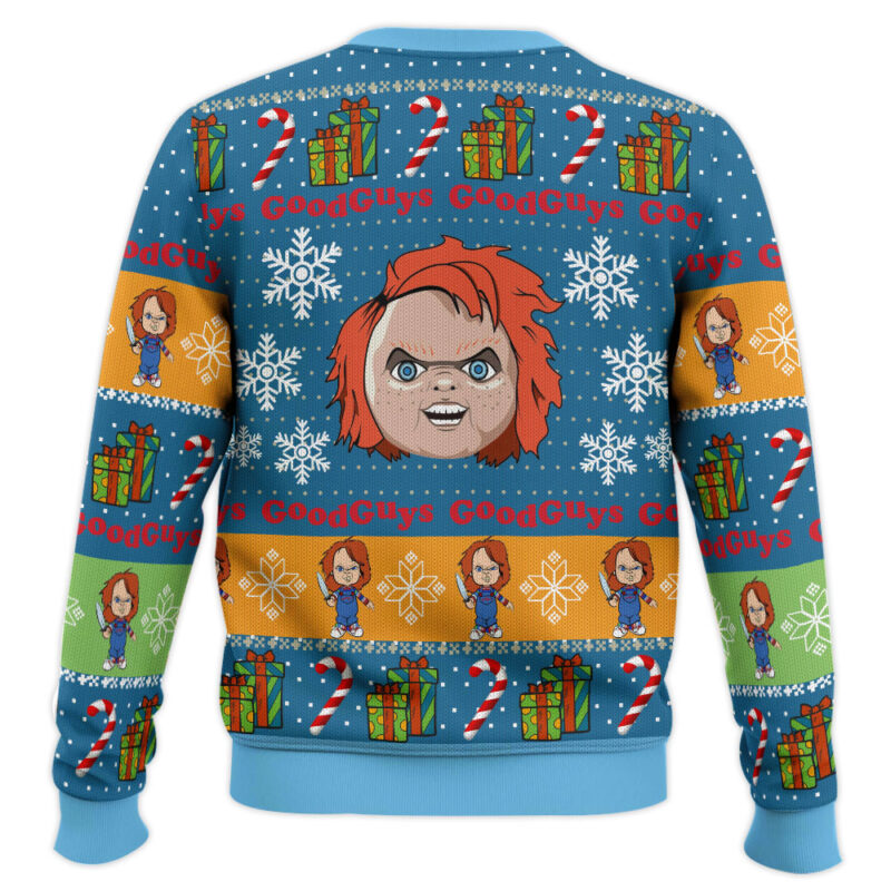 Hooktab Good Guys Chucky Ugly Christmas Sweater Hooktab Good Guys Chucky Ugly Christmas Sweater