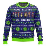 Hooktab Good Tidings We Bring Chrono Trigger Ugly Christmas Sweater