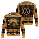 Hooktab Gordon Freeman Half-life Ugly Christmas Sweater