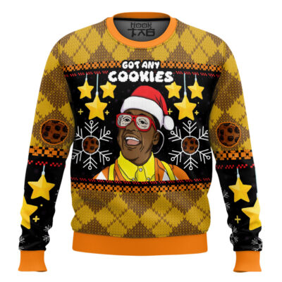 Hooktab Got Any Cookies Steve Urkel Meme Ugly Christmas Sweater