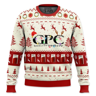 Hooktab GPC Tobacco Ugly Christmas Sweater