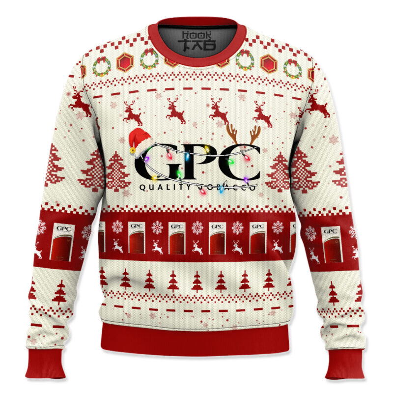 Hooktab GPC Tobacco Ugly Christmas Sweater