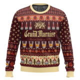 Hooktab Grand Marnier Liqueur Ugly Christmas Sweater