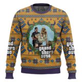Hooktab Grand Theft Auto GTA Ugly Christmas Sweater
