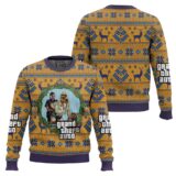 Hooktab Grand Theft Auto GTA Ugly Christmas Sweater