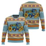 Hooktab Grateful Dead Sunflower Ugly Christmas Sweater