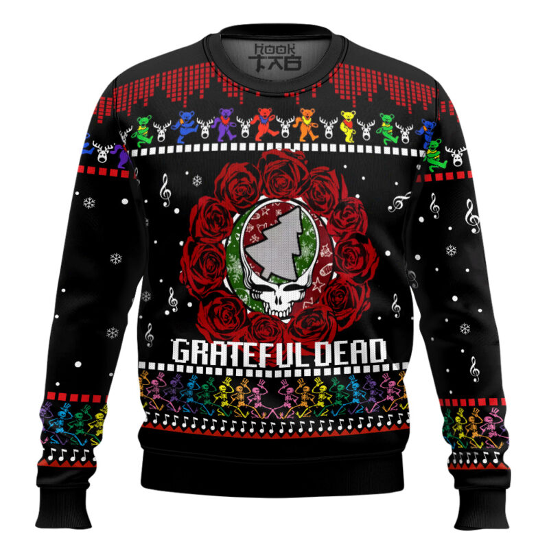 Hooktab Grateful Dead Ugly Christmas Sweater