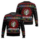 Hooktab Grateful Dead Ugly Christmas Sweater