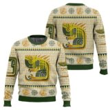 Hooktab Great Jagras Monster Hunter Ugly Christmas Sweater