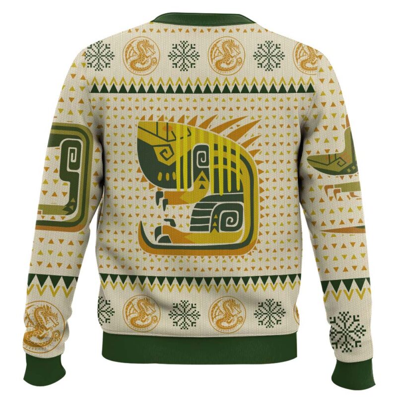 Hooktab Great Jagras Monster Hunter Ugly Christmas Sweater Hooktab Great Jagras Monster Hunter Ugly Christmas Sweater