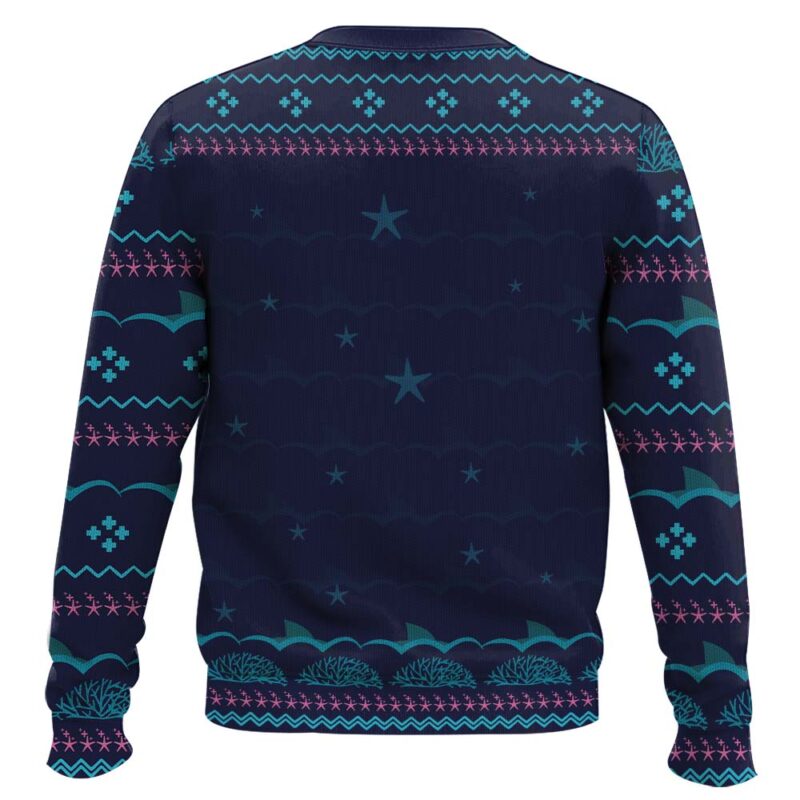 Hooktab Great Wine Shark Ugly Christmas Sweater Hooktab Great Wine Shark Ugly Christmas Sweater