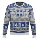Hooktab Greece Ugly Christmas Sweater