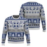 Hooktab Greece Ugly Christmas Sweater
