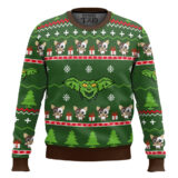 Hooktab Green Gremlins Ugly Christmas Sweater
