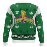 Hooktab Green Power Rangers Ugly Christmas Sweater