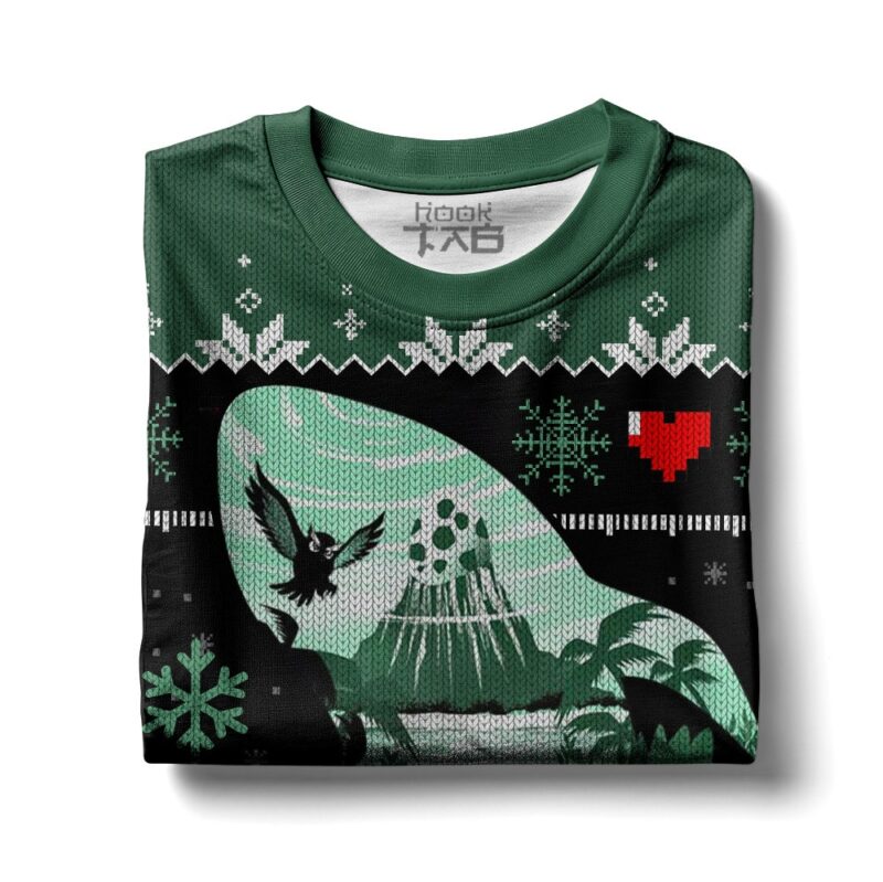 Hooktab Green Rupee The Legend Of Zelda Ugly Christmas Sweater Hooktab Green Rupee The Legend Of Zelda Ugly Christmas Sweater