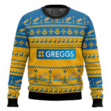 Hooktab Greggs Bakery Ugly Christmas Sweater
