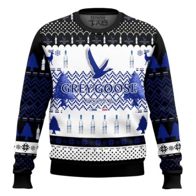 Hooktab Grey Goose Vodka Ugly Christmas Sweater