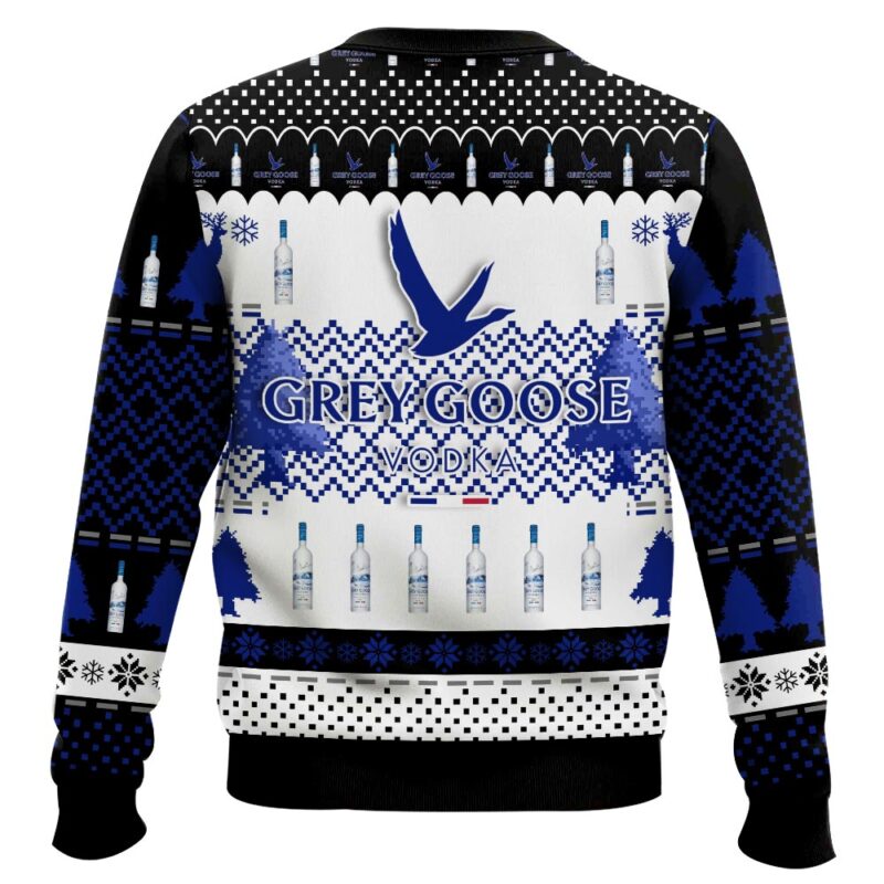 Hooktab Grey Goose Vodka Ugly Christmas Sweater Hooktab Grey Goose Vodka Ugly Christmas Sweater