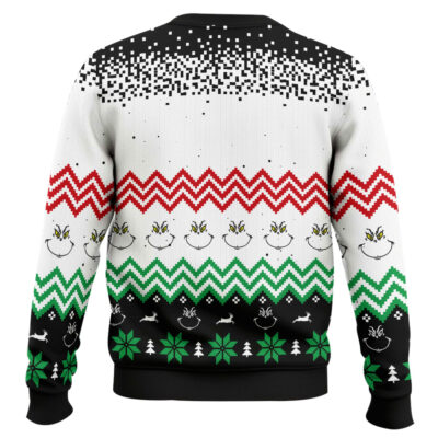 Hooktab Grinch Cat Chonkmas Ugly Christmas Sweater