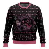 Hooktab Gruss Vom Krampus Ugly Christmas Sweater
