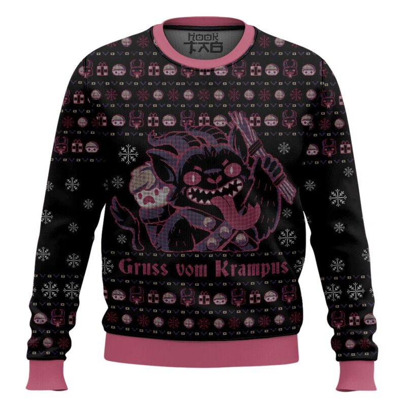 Hooktab Gruss Vom Krampus Ugly Christmas Sweater