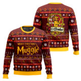 Hooktab Gryffindor Merry Christmas Ya Filthy Muggle Sweater