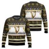 Hooktab Guinness Beer Brian Boru Harp Ugly Christmas Sweater
