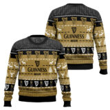 Hooktab Guinness Beer Ugly Christmas Sweater