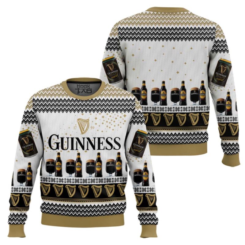 Hooktab Guinness Brews Ugly Christmas Sweater Hooktab Guinness Brews Ugly Christmas Sweater