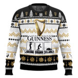 Hooktab Guinness Drink Drank Drunk Ugly Christmas Sweater