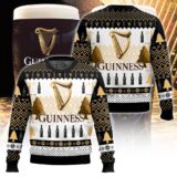 Hooktab Guinness Irish Stout Beer Ugly Christmas Sweater