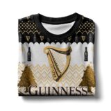 Hooktab Guinness Irish Stout Beer Ugly Christmas Sweater