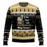 Hooktab Guinness Merry Kissmyass Ugly Christmas Sweater