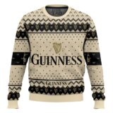 Hooktab Guinness Stout Beer Ugly Christmas Sweater