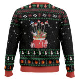 Hooktab Guitars Santa Ugly Christmas Sweater