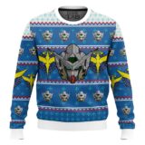 Hooktab Gundam Helmet Ugly Christmas Sweater