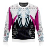 Hooktab Gwen Stacy In To The Spiderverse Ugly Christmas Sweater