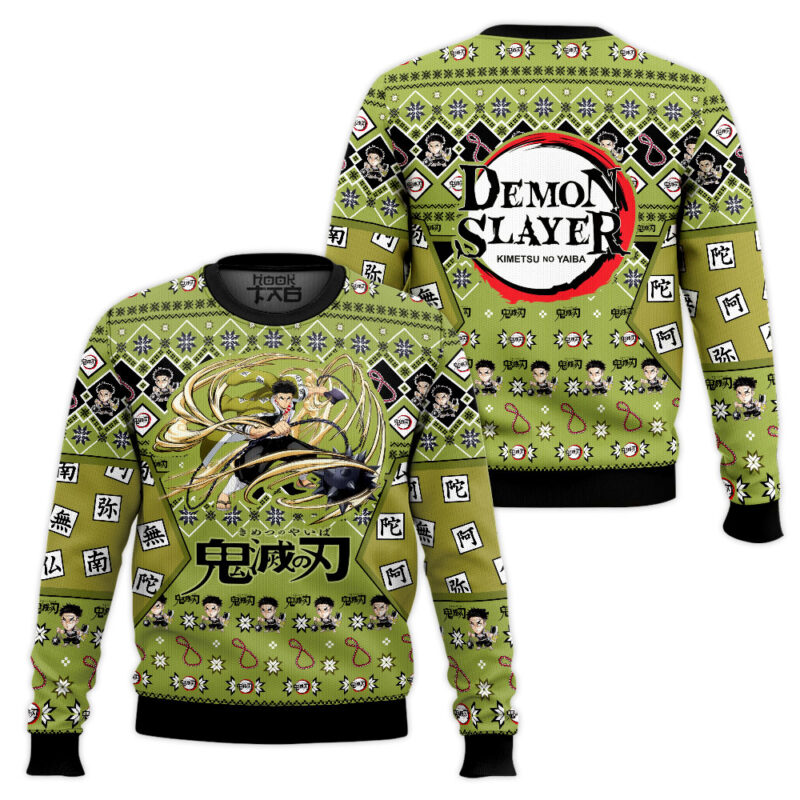 Hooktab Gyomei Himejima Ugly Christmas Sweater Hooktab Gyomei Himejima Ugly Christmas Sweater