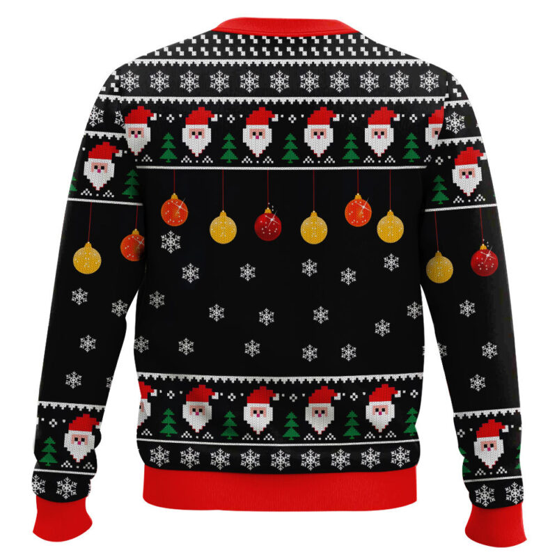 Hooktab Hail Santa Ugly Christmas Sweater Hooktab Hail Santa Ugly Christmas Sweater