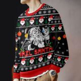 Hooktab Hail Santa Ugly Christmas Sweater