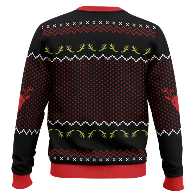 Hooktab Hail Santa Ugly Christmas Sweater Hooktab Hail Santa Ugly Christmas Sweater