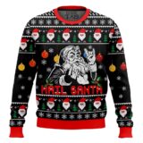 Hooktab Hail Santa Ugly Christmas Sweater