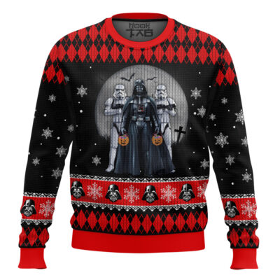 Hooktab Halloween Darth Vader Star Wars Ugly Christmas Sweater
