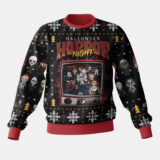 Hooktab Halloween Horror Night Slasher Collection Ugly Christmas Sweater