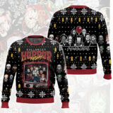 Hooktab Halloween Horror Night Slasher Collection Ugly Christmas Sweater