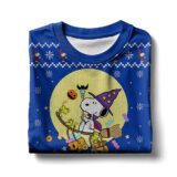 Hooktab Halloween The Charlie Brown and Snoopy Show Ugly Christmas Sweater